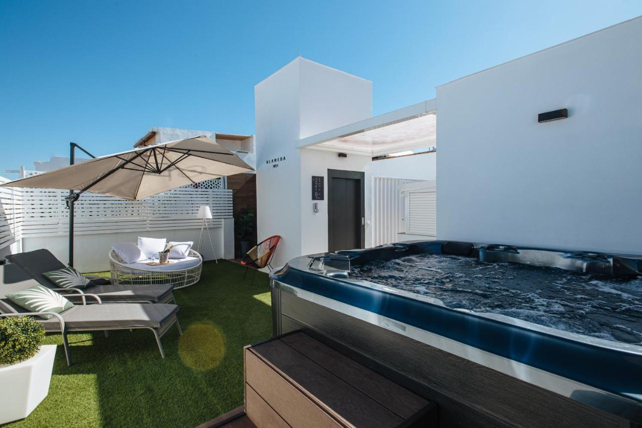 Magno Apartments Alameda 1851 Penthouse - Private Terrace And Jacuzzi Sevilla Exterior foto